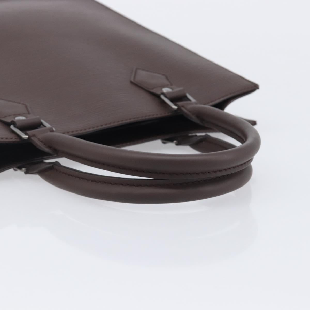 LOUIS VUITTON Epi Sac Plat PM Hand Bag Mocha M5908D LV Auth 211976V