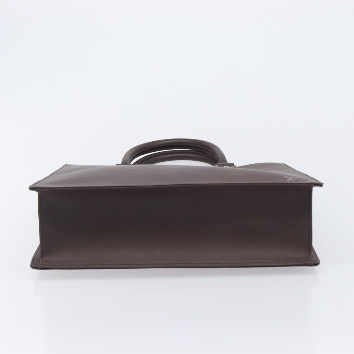 LOUIS VUITTON Epi Sac Plat PM Hand Bag Mocha M5908D LV Auth 211976V
