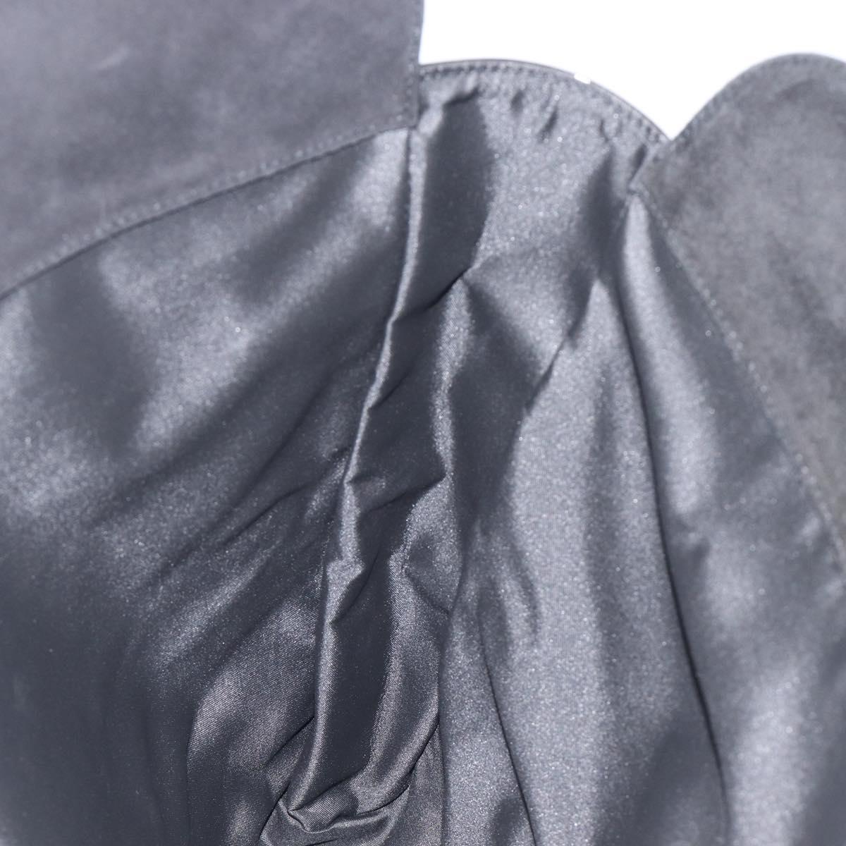GUCCI Hand Bag Suede Outlet Black 002 8000 Auth 212002