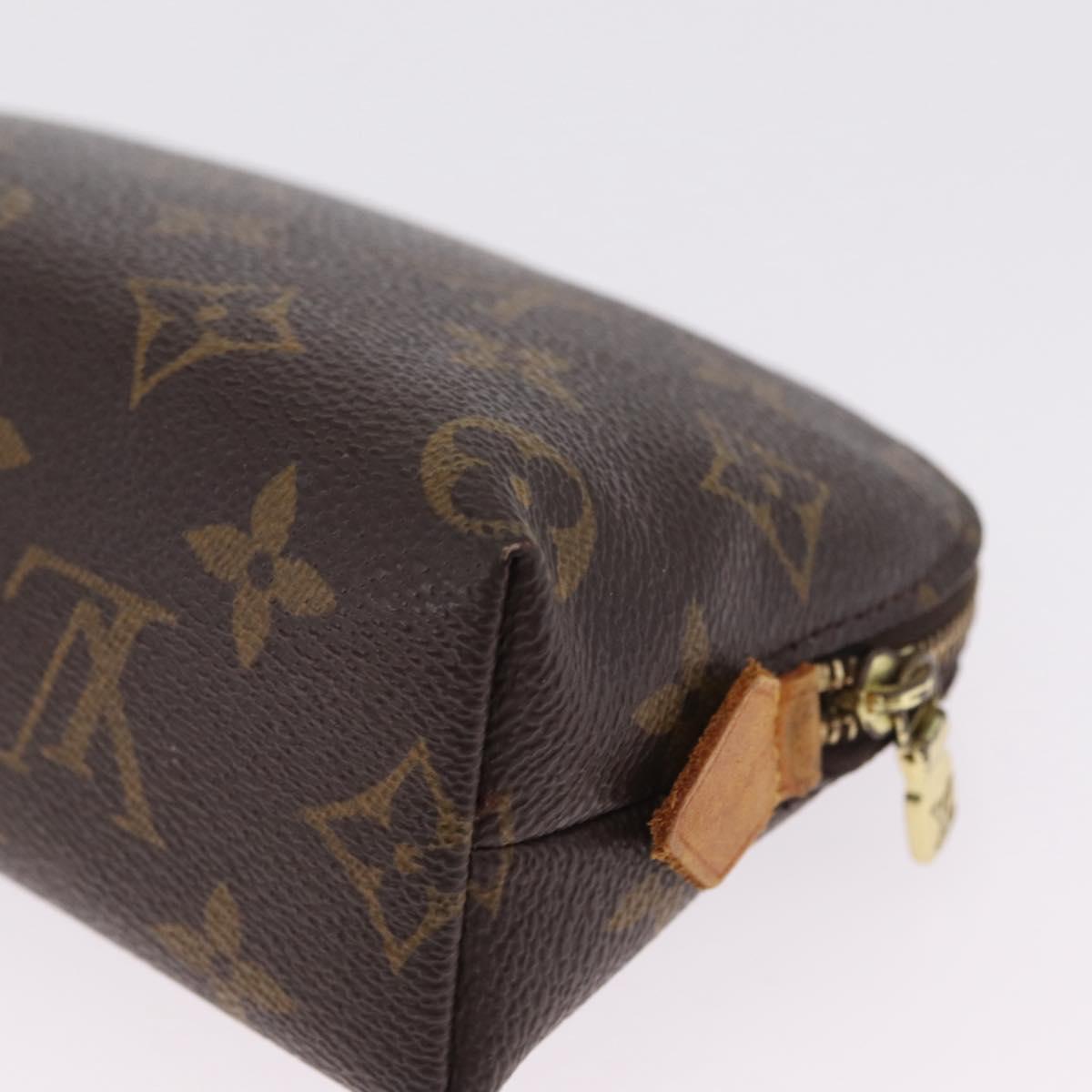 LOUIS VUITTON Monogram Pochette Cosmetic PM Pouch M43998 LV Auth 212008A