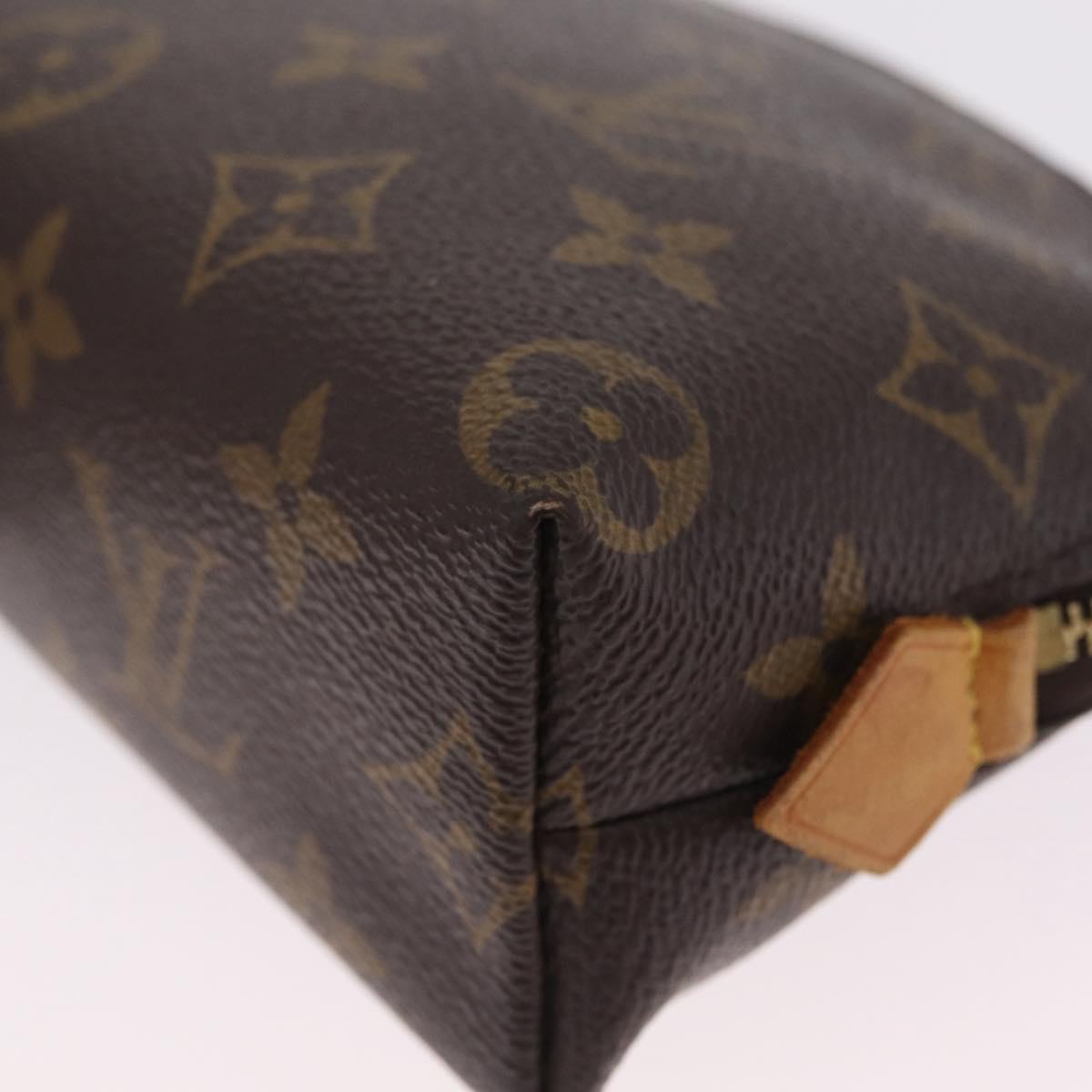 LOUIS VUITTON Monogram Pochette Cosmetic PM Pouch M43998 LV Auth 212008A