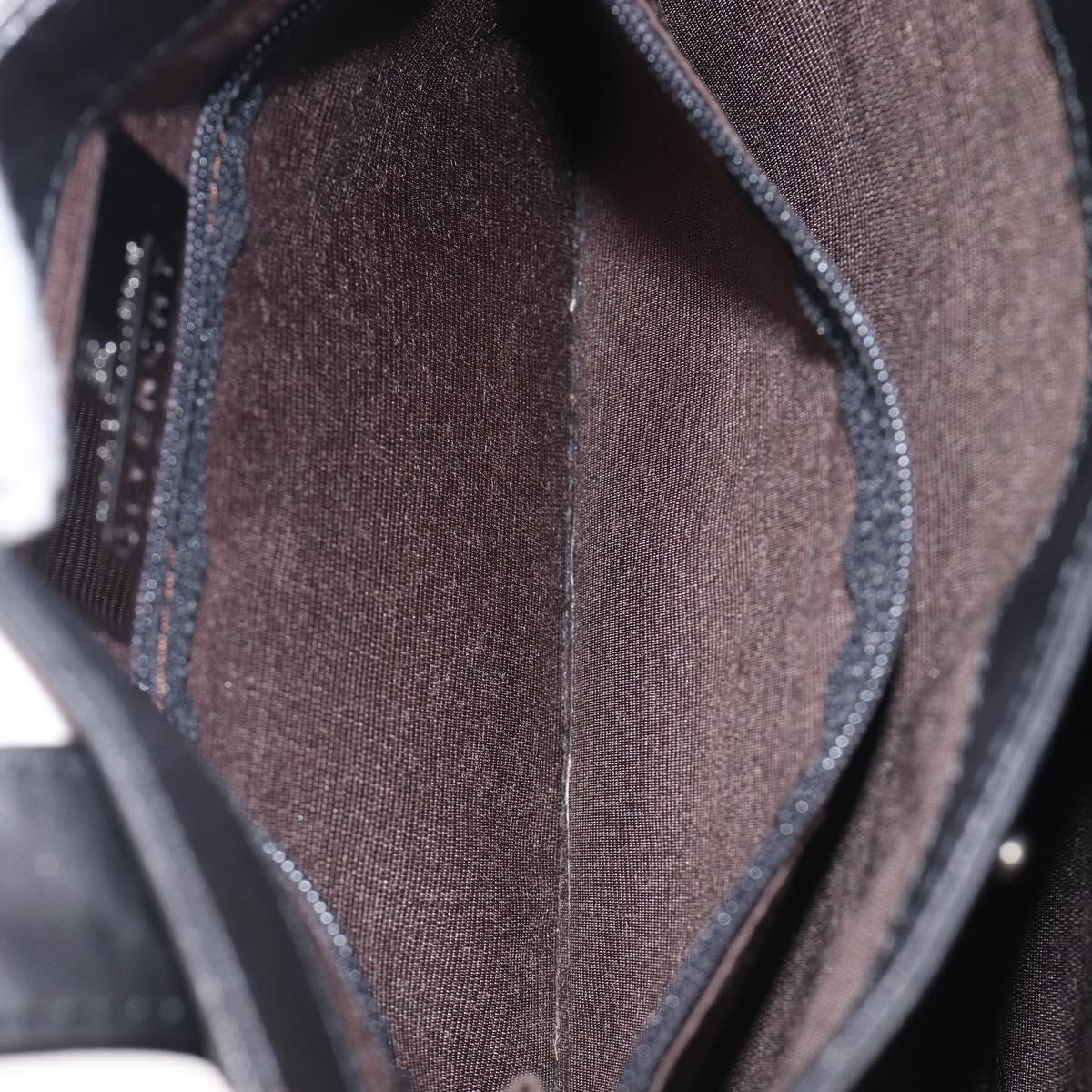 GIVENCHY Hand Bag Leather Black Auth 212010A