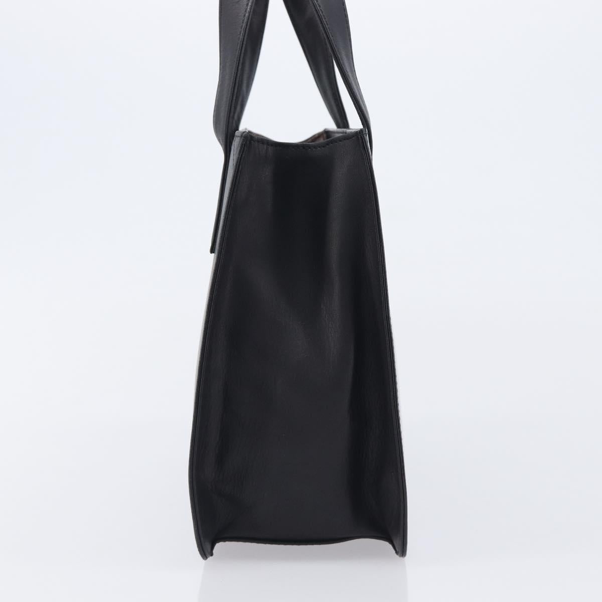 GIVENCHY Hand Bag Leather Black Auth 212010A