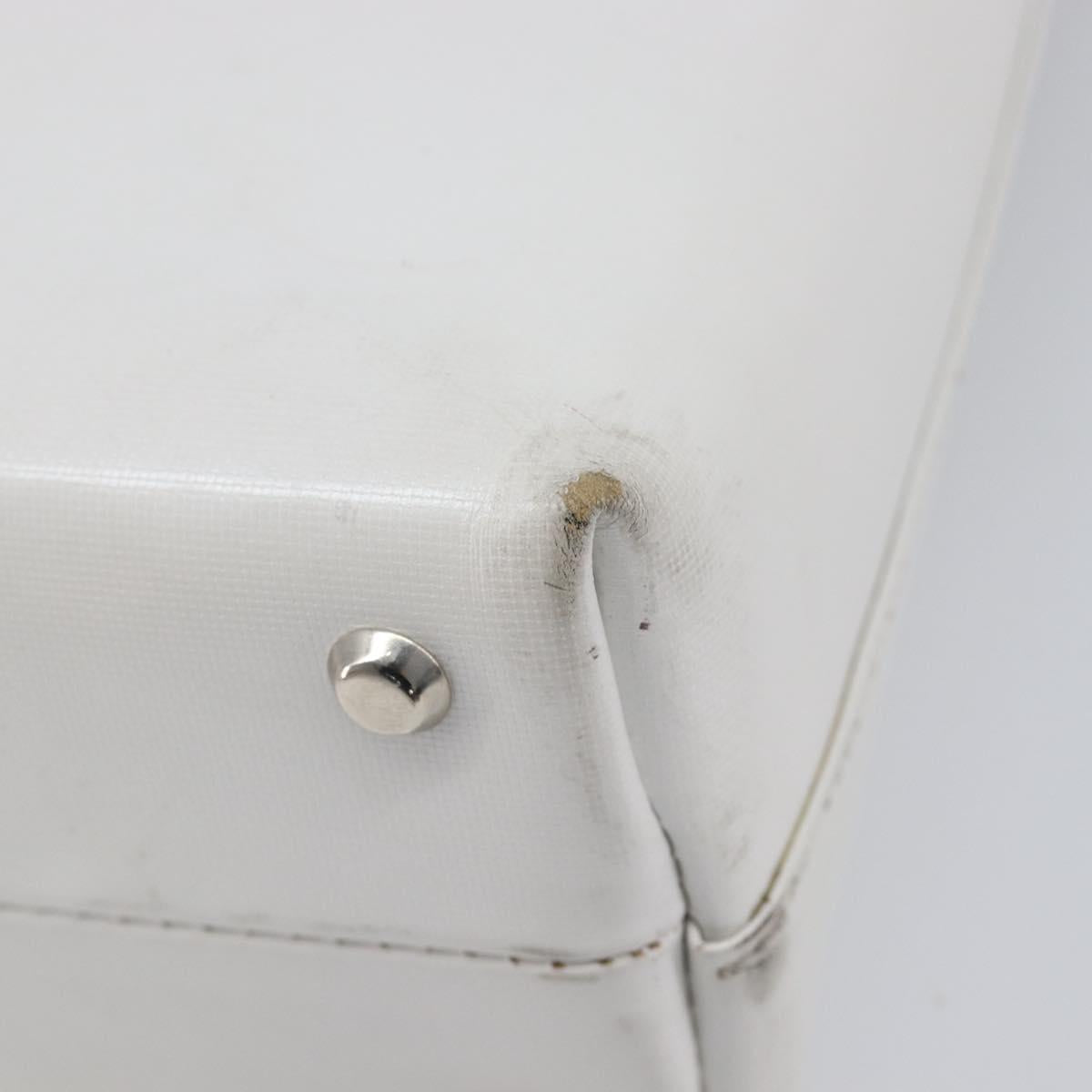 GIVENCHY Shoulder Bag Leather White Auth 212025