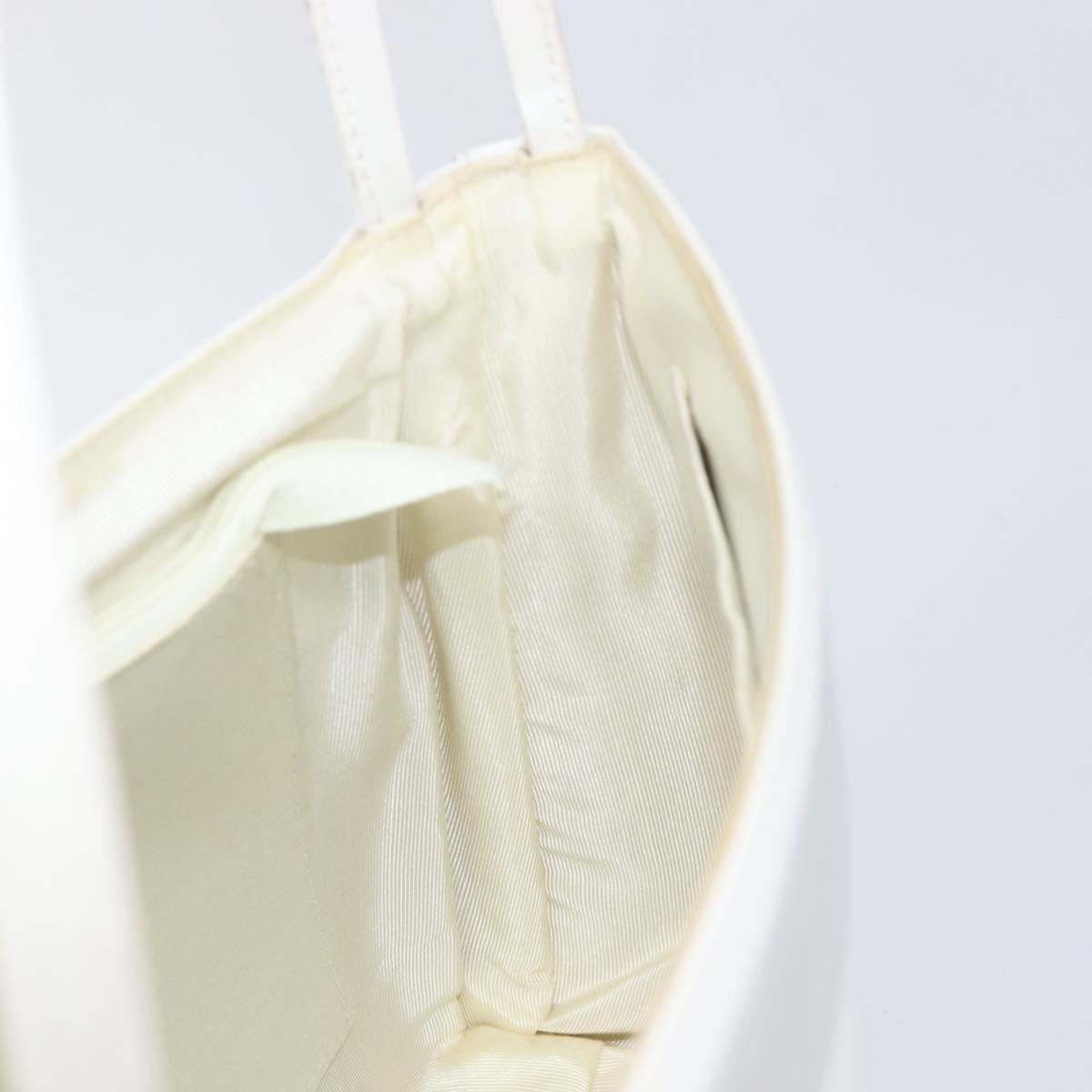 GIVENCHY Shoulder Bag Leather White Auth 212025