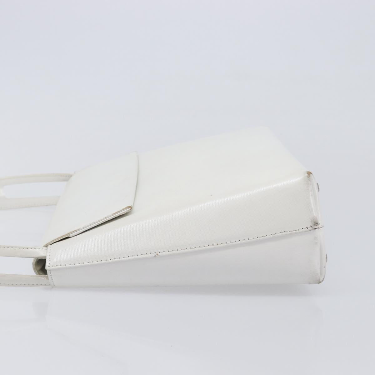GIVENCHY Shoulder Bag Leather White Auth 212025
