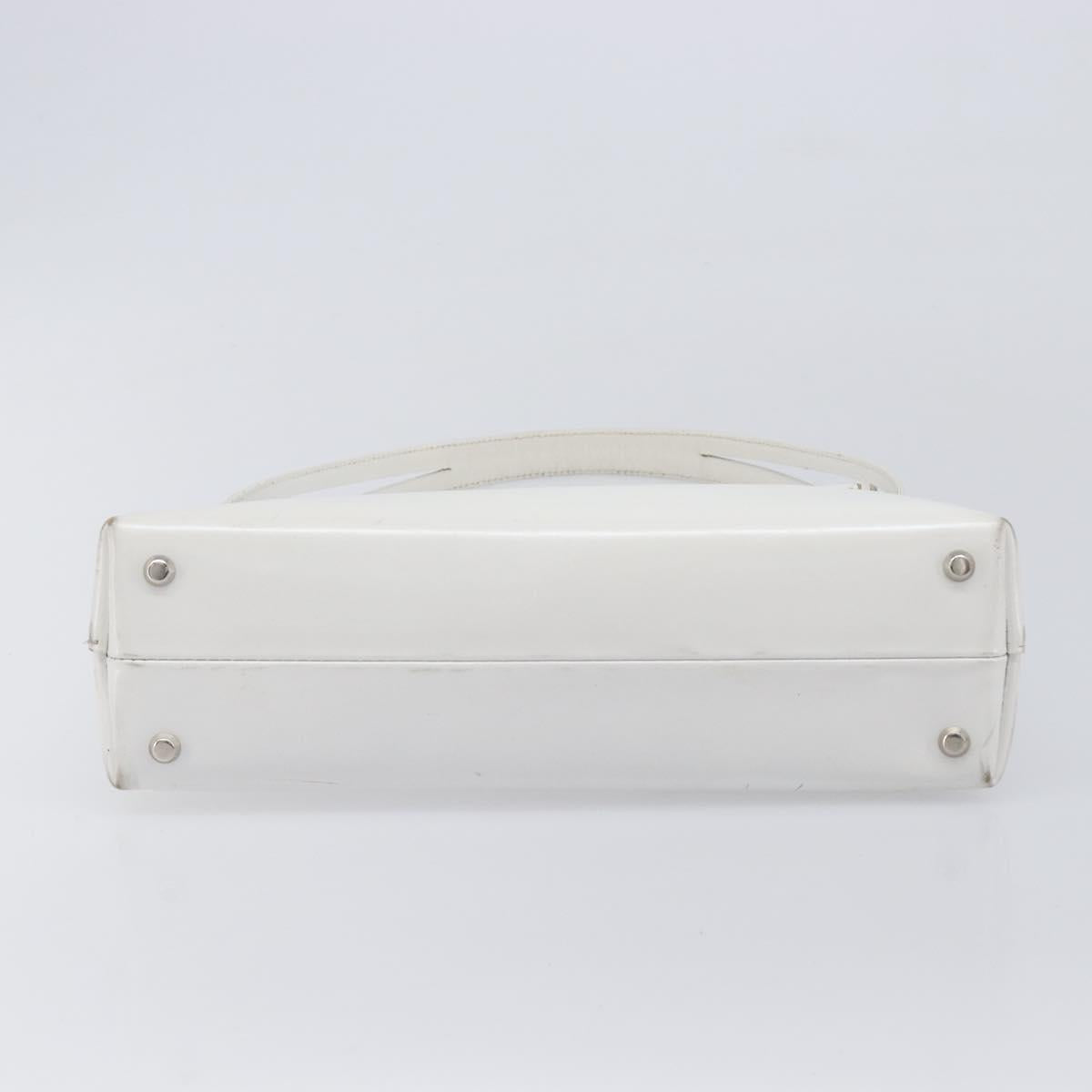 GIVENCHY Shoulder Bag Leather White Auth 212025