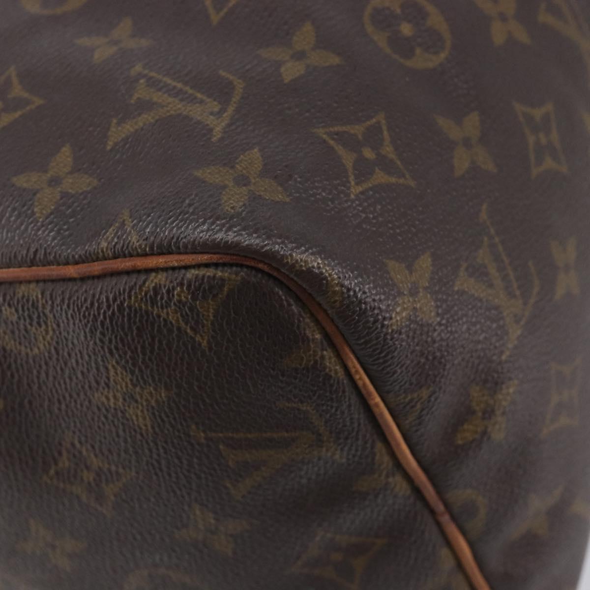 LOUIS VUITTON Monogram Speedy 30 Hand Bag M41526 LV Auth 212031