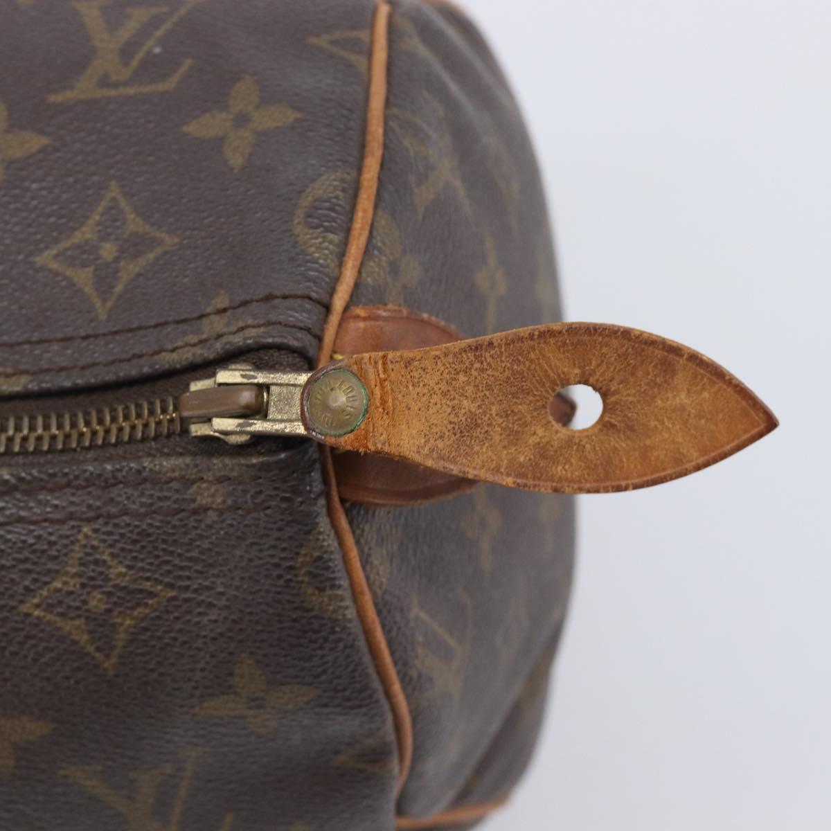 LOUIS VUITTON Monogram Speedy 30 Hand Bag M41526 LV Auth 212031
