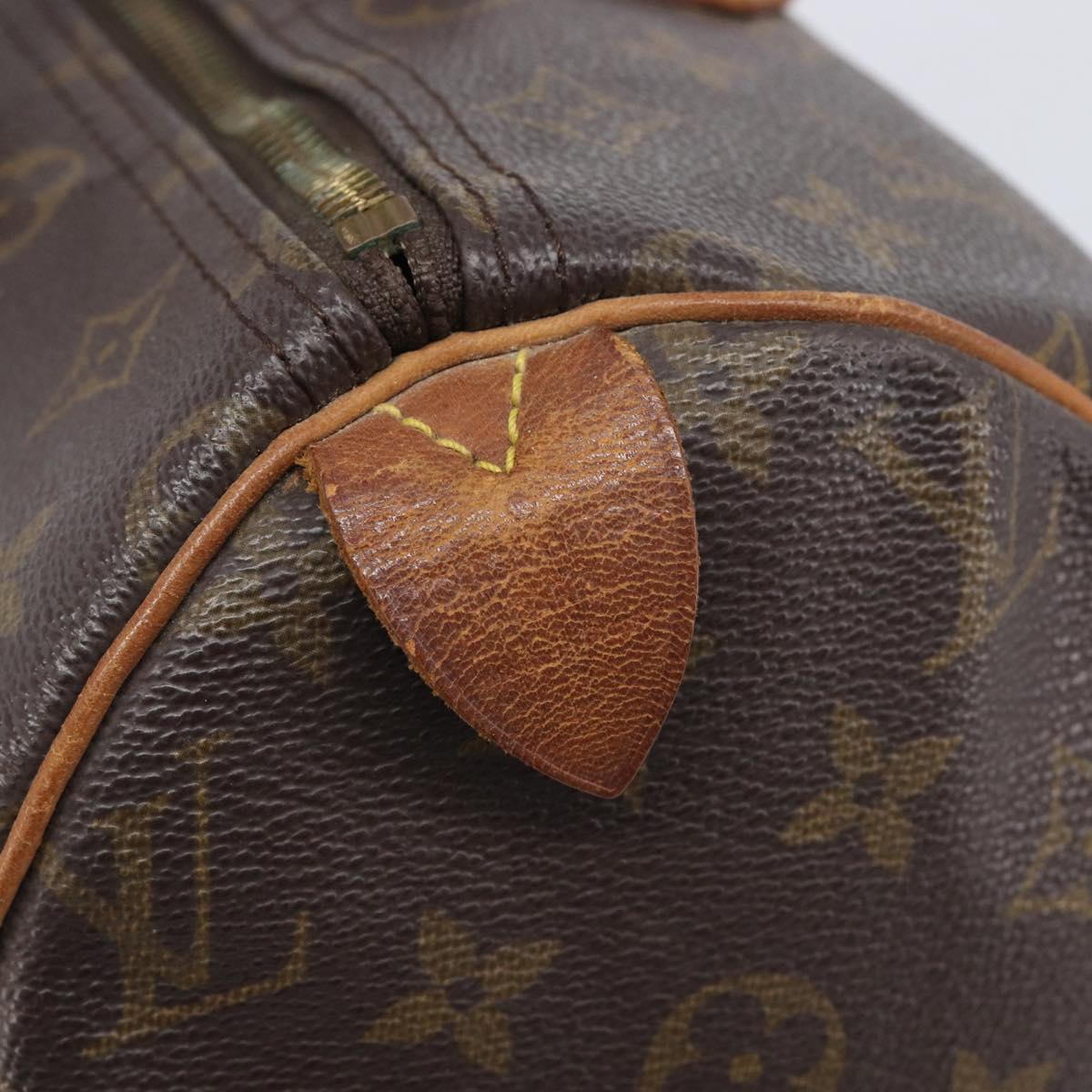 LOUIS VUITTON Monogram Speedy 30 Hand Bag M41526 LV Auth 212031