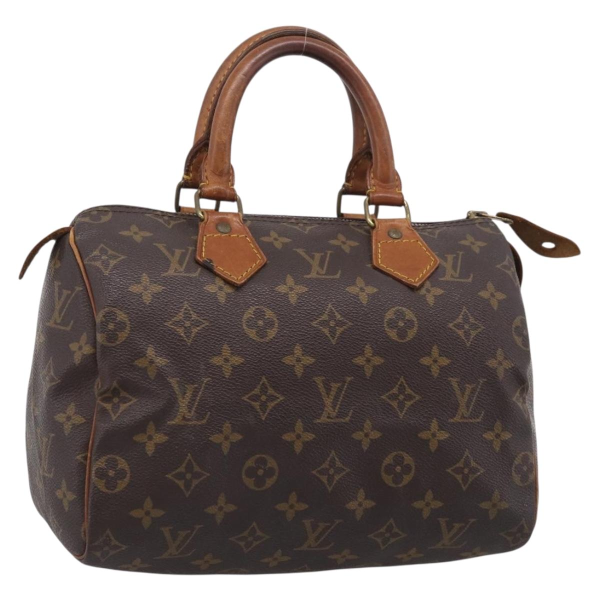 LOUIS VUITTON Monogram Speedy 25 Hand Bag M41528 LV Auth 212033