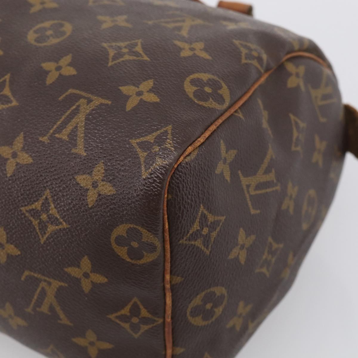 LOUIS VUITTON Monogram Speedy 25 Hand Bag M41528 LV Auth 212033