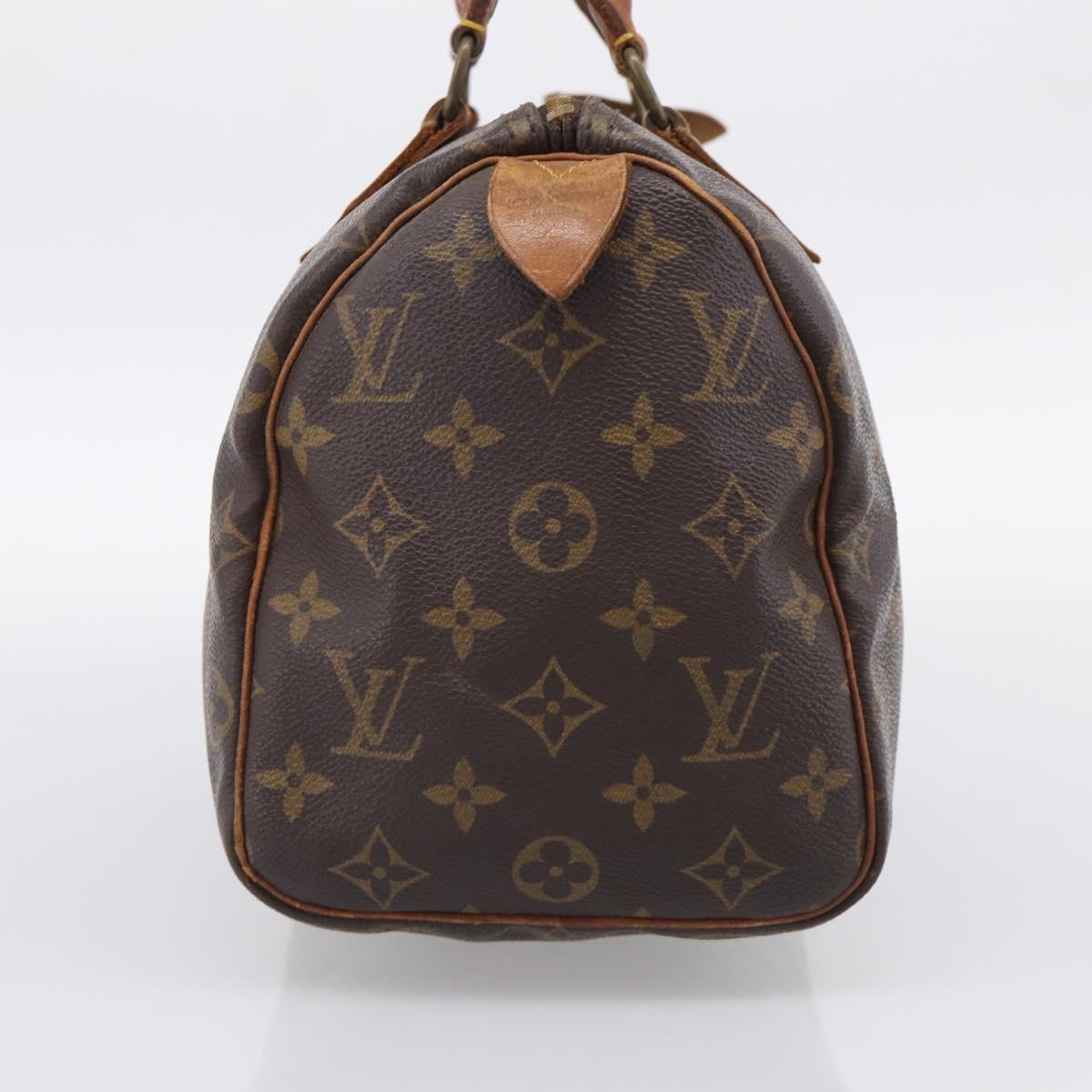 LOUIS VUITTON Monogram Speedy 25 Hand Bag M41528 LV Auth 212033