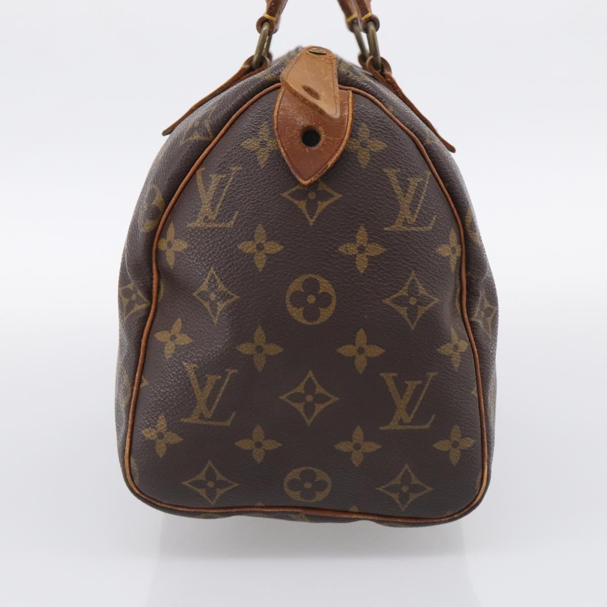 LOUIS VUITTON Monogram Speedy 25 Hand Bag M41528 LV Auth 212033