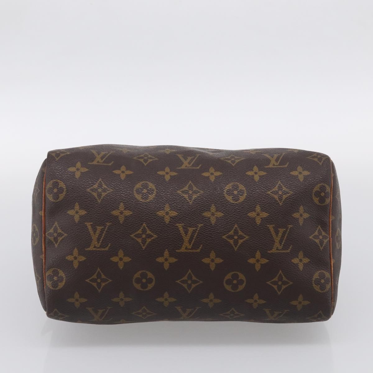 LOUIS VUITTON Monogram Speedy 25 Hand Bag M41528 LV Auth 212033