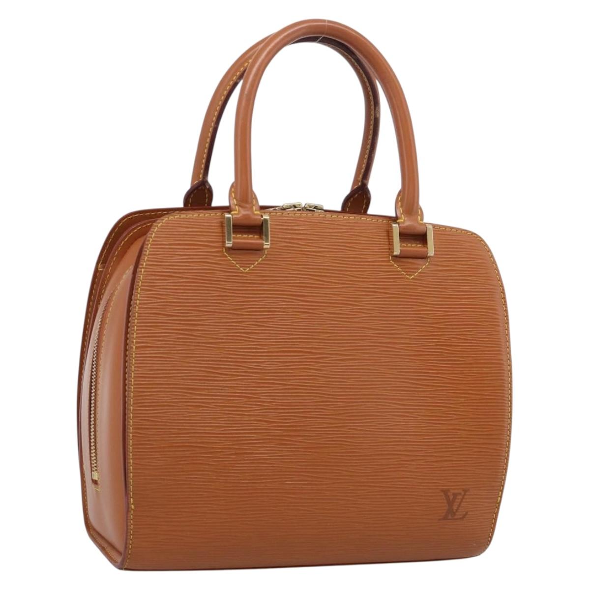 LOUIS VUITTON Epi Pont Neuf Hand Bag Zipangu Gold M52058 LV Auth 212035V