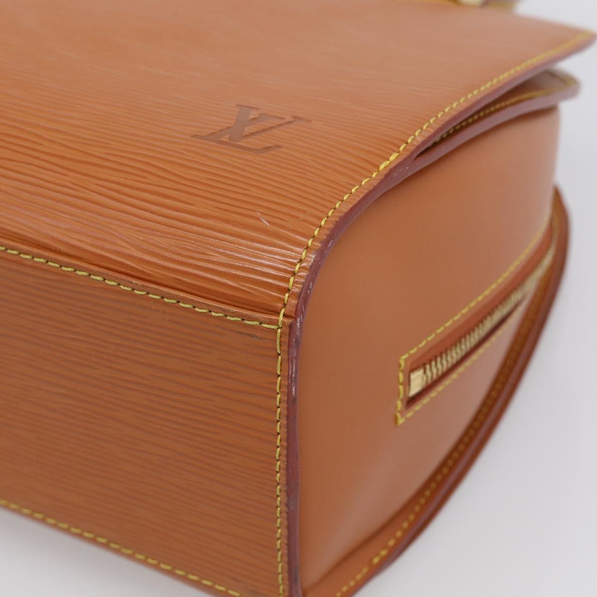 LOUIS VUITTON Epi Pont Neuf Hand Bag Zipangu Gold M52058 LV Auth 212035V