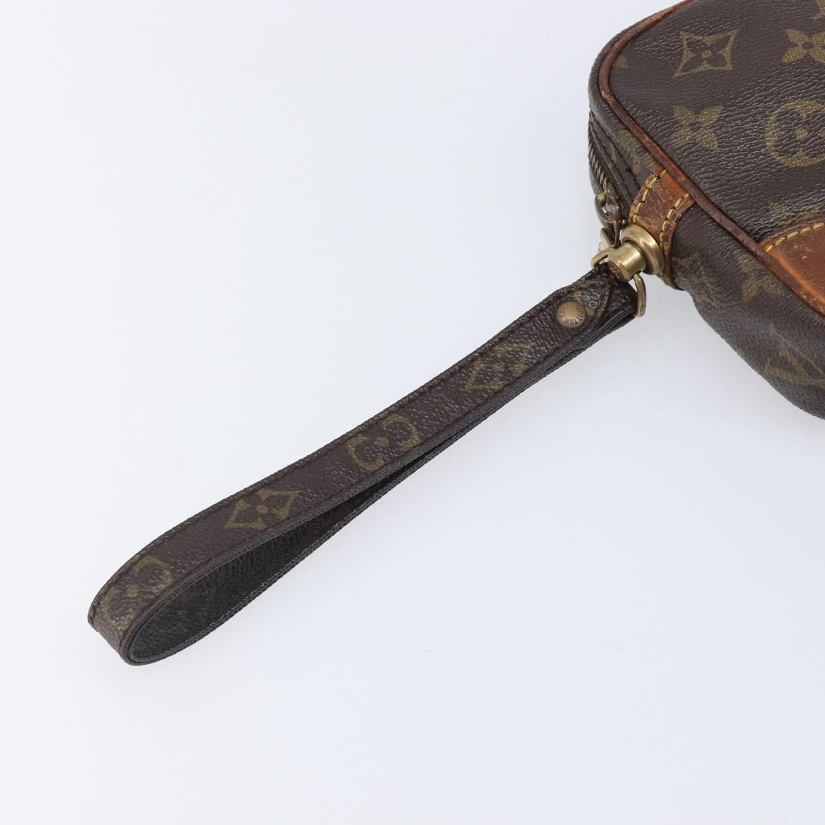 LOUIS VUITTON Monogram Marly Dragonne PM Clutch Bag M51827 LV Auth 212055