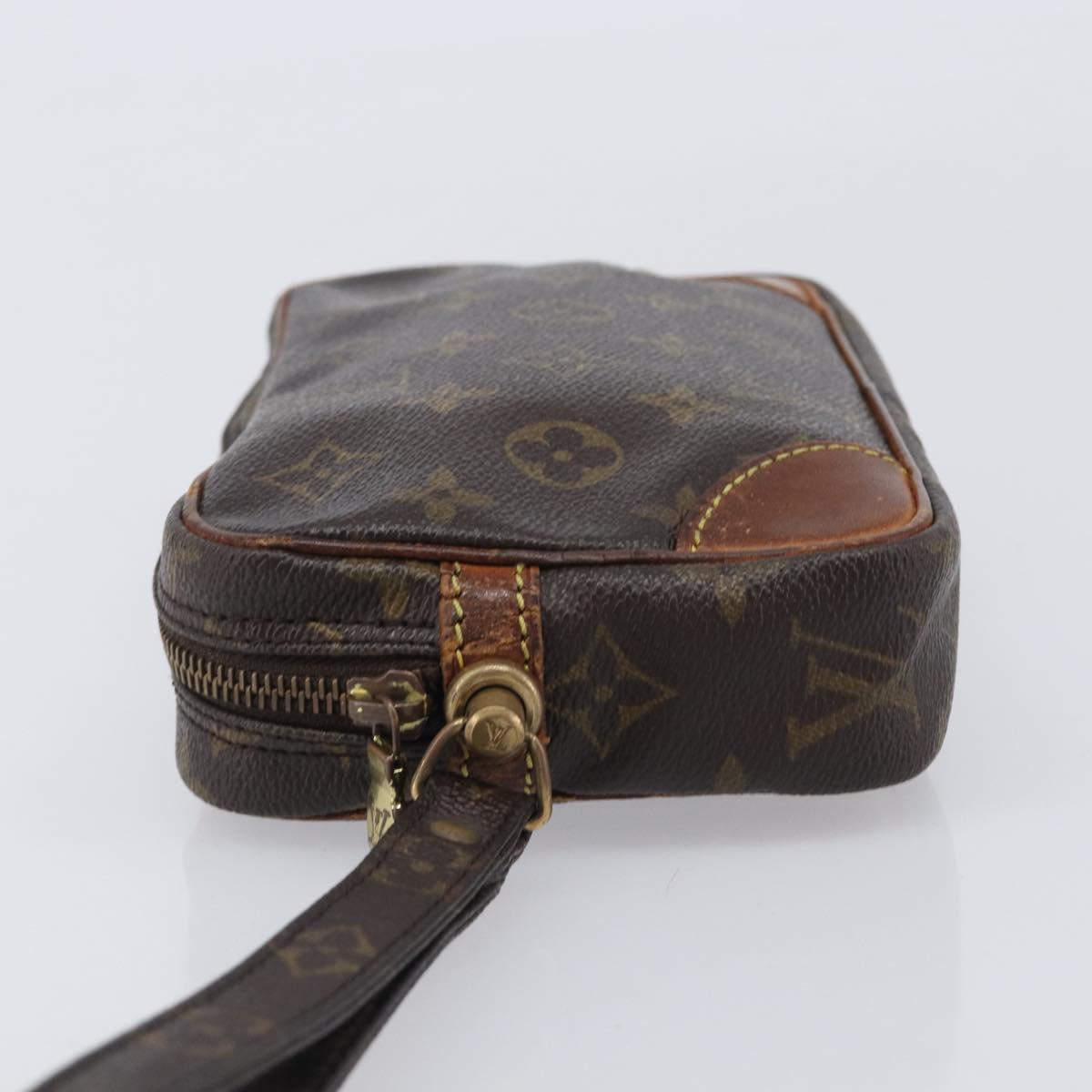 LOUIS VUITTON Monogram Marly Dragonne PM Clutch Bag M51827 LV Auth 212055