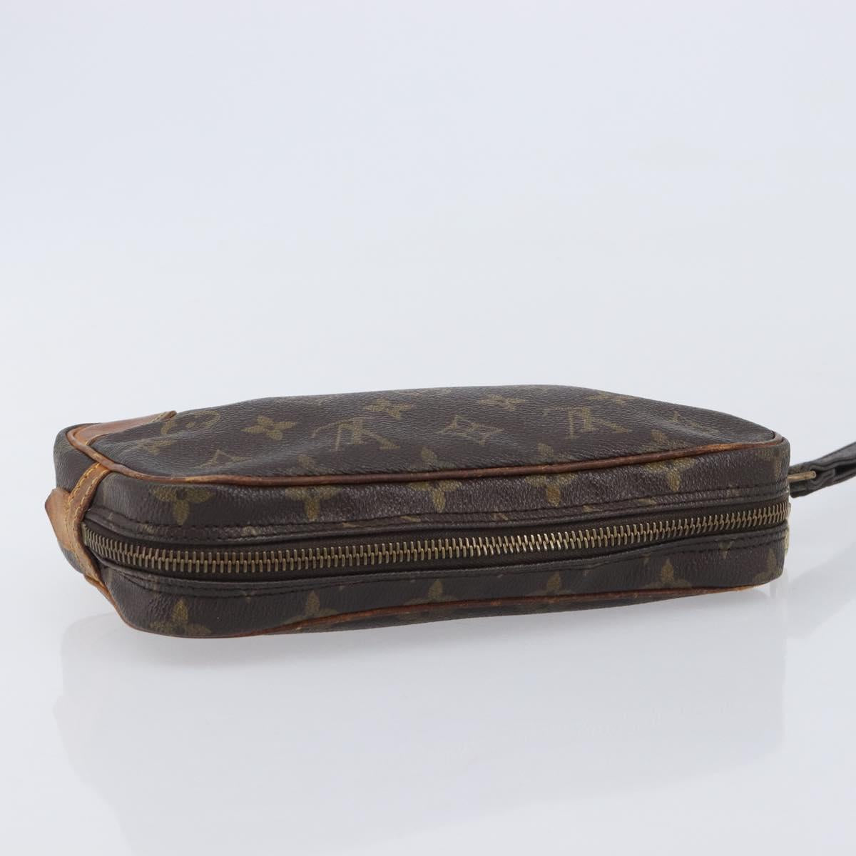LOUIS VUITTON Monogram Marly Dragonne PM Clutch Bag M51827 LV Auth 212055