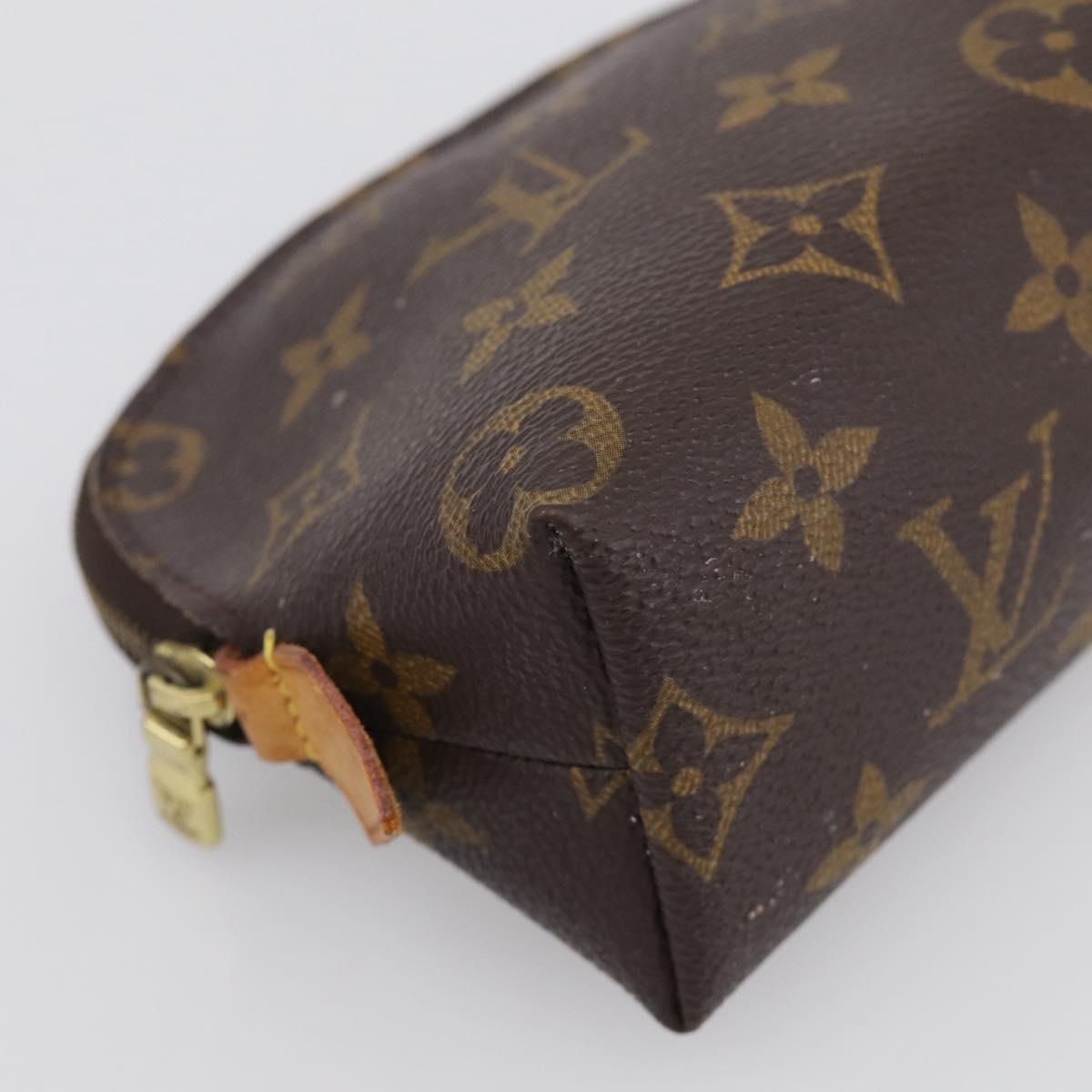 LOUIS VUITTON Monogram Pochette Cosmetic PM Pouch M43998 LV Auth 212059