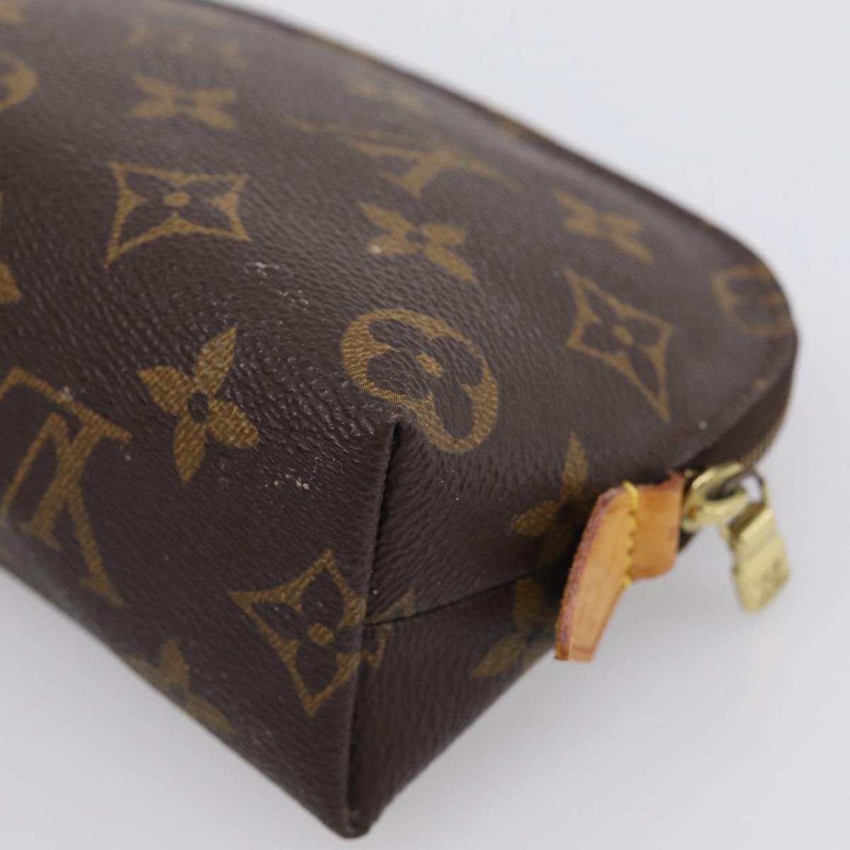 LOUIS VUITTON Monogram Pochette Cosmetic PM Pouch M43998 LV Auth 212059