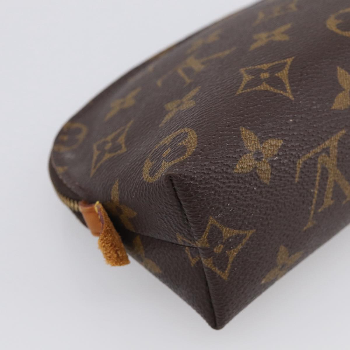 LOUIS VUITTON Monogram Pochette Cosmetic PM Pouch M43998 LV Auth 212059