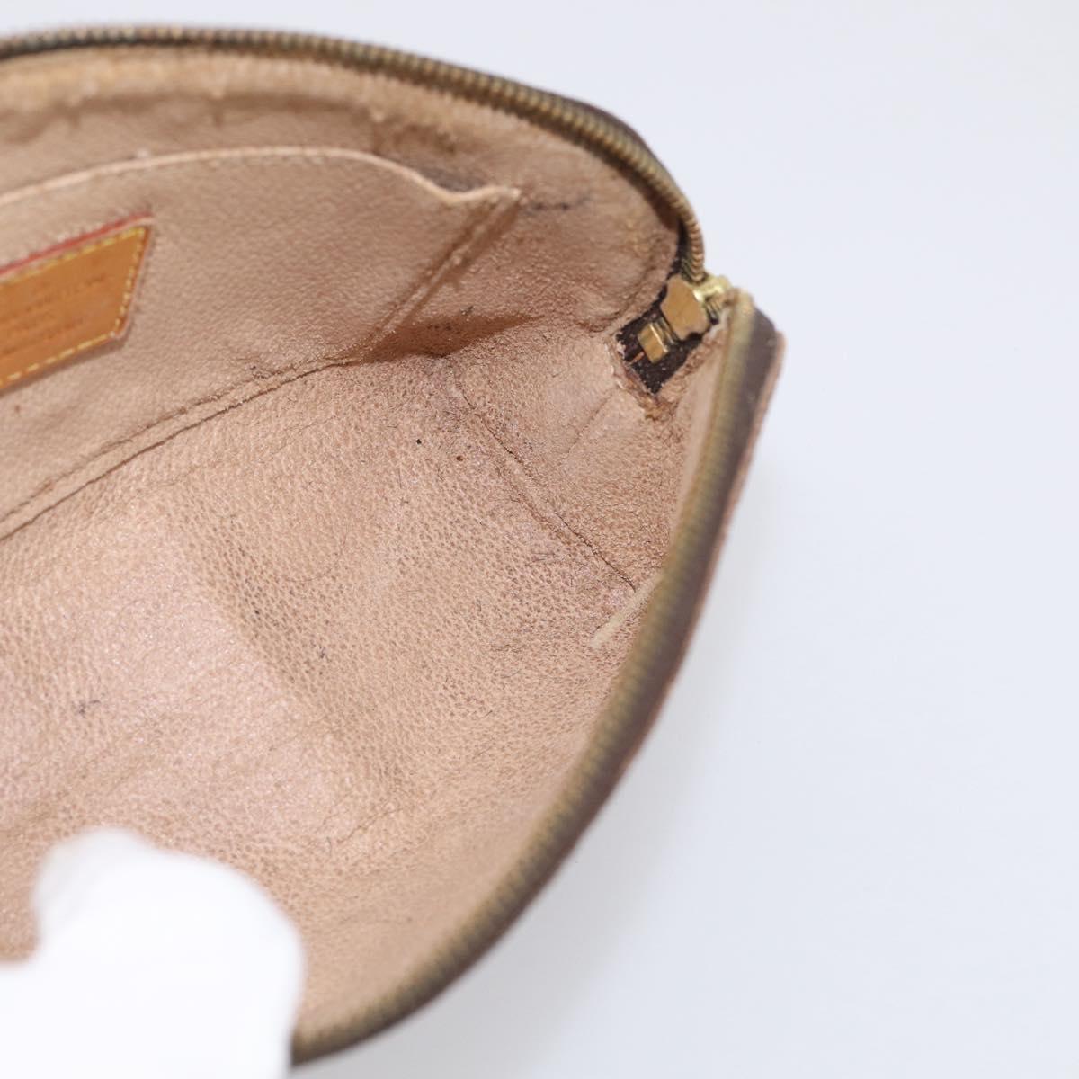 LOUIS VUITTON Monogram Pochette Cosmetic PM Pouch M43998 LV Auth 212059