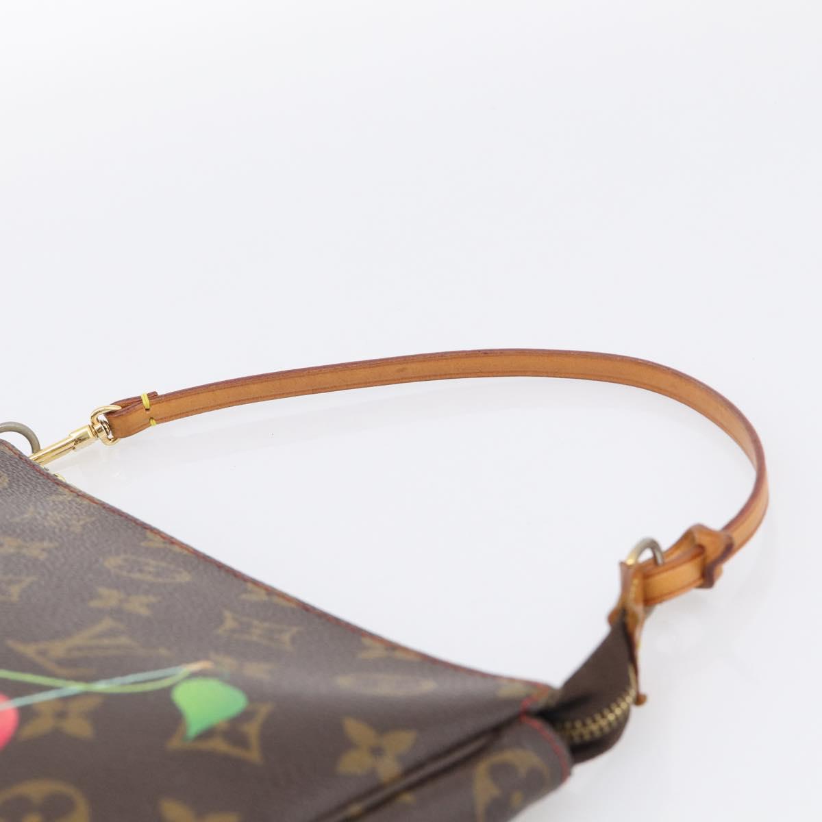 LOUIS VUITTON Monogram Cherry Pochette Accessoires Pouch M95008 LV Auth 212066M