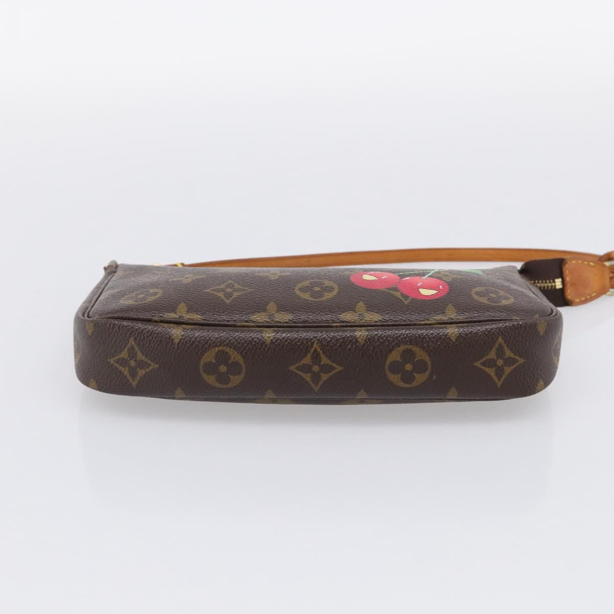 LOUIS VUITTON Monogram Cherry Pochette Accessoires Pouch M95008 LV Auth 212066M
