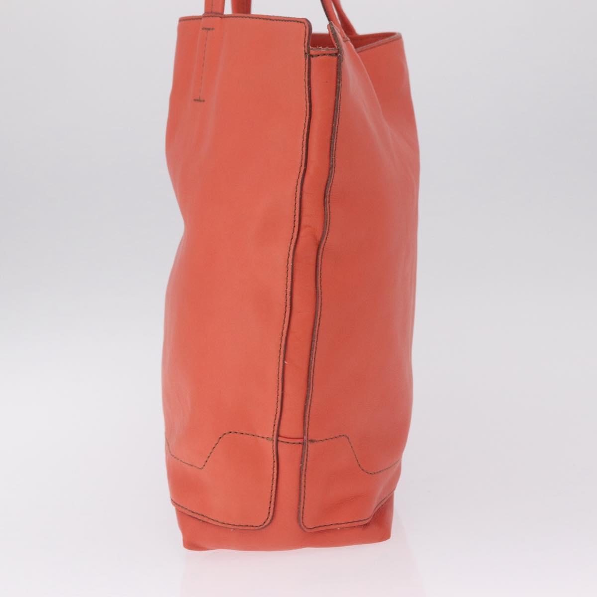 BURBERRY Blue Label Tote Bag Leather Pink Gold Auth 212104A