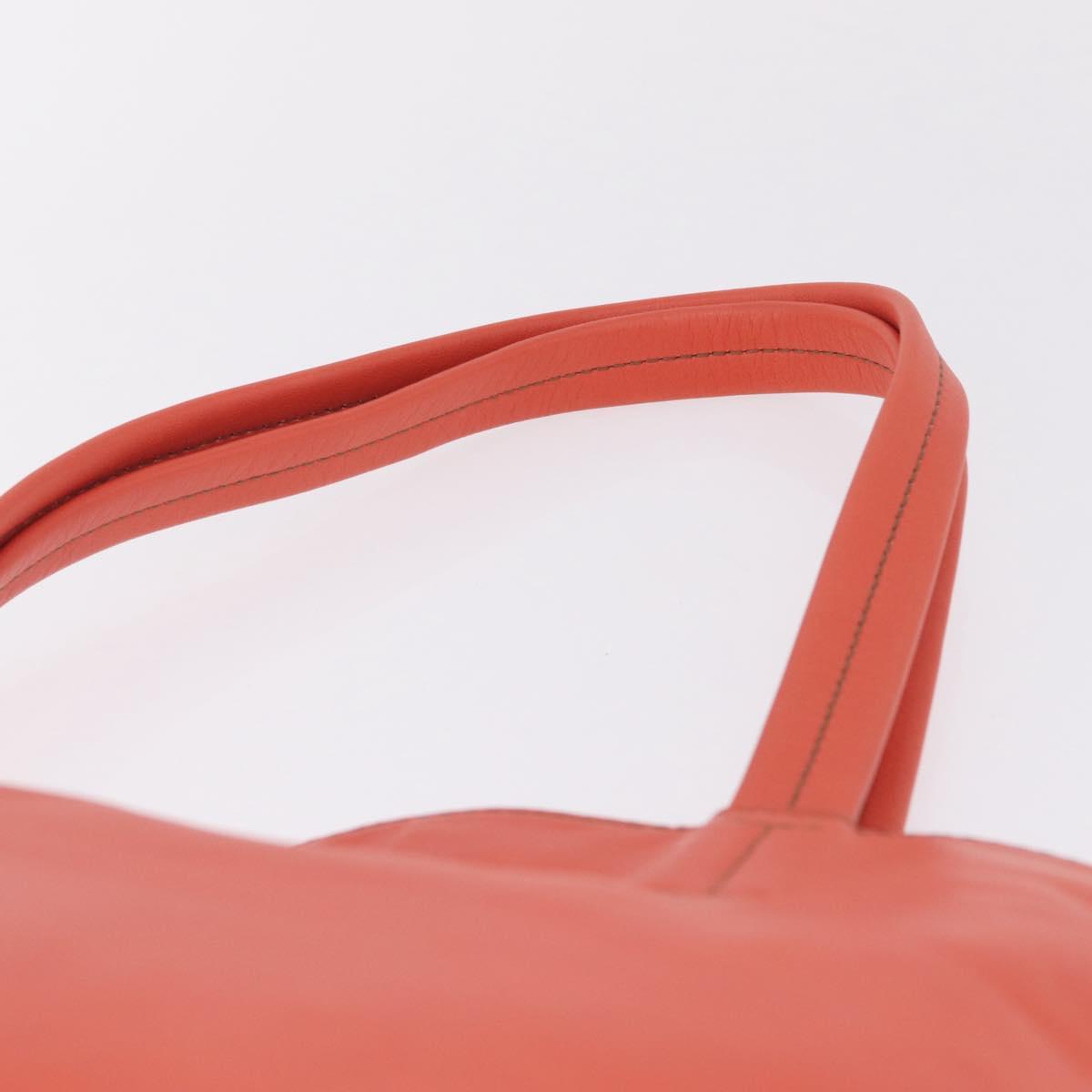 BURBERRY Blue Label Tote Bag Leather Pink Gold Auth 212104A