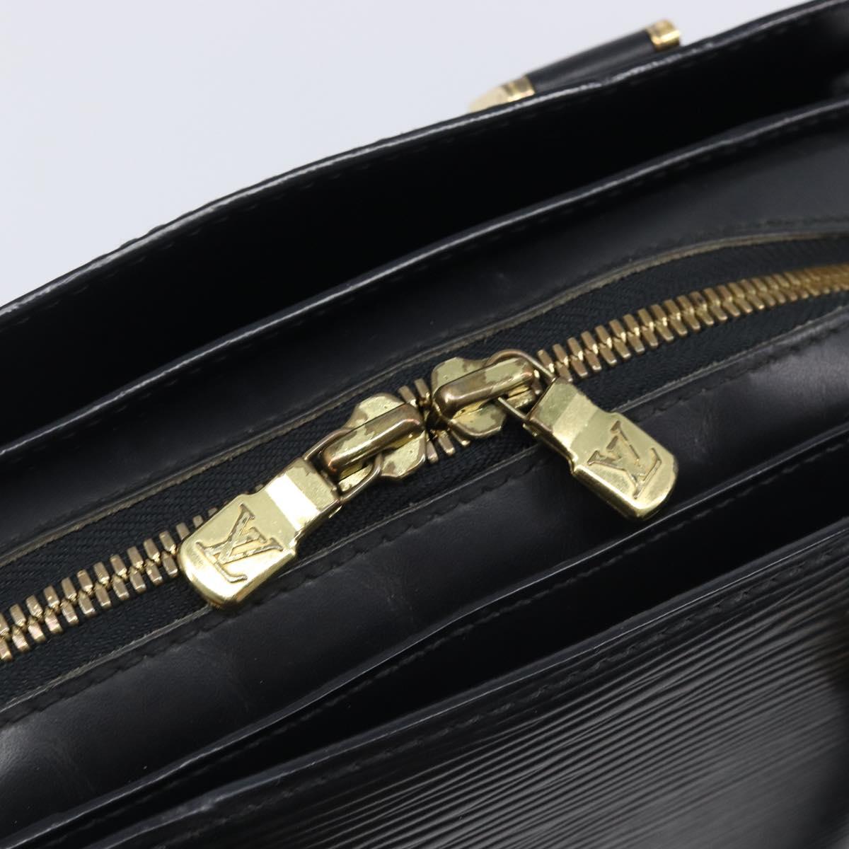 LOUIS VUITTON Epi Pont NeufGM Hand Bag Black M59042 LV Auth 212111V