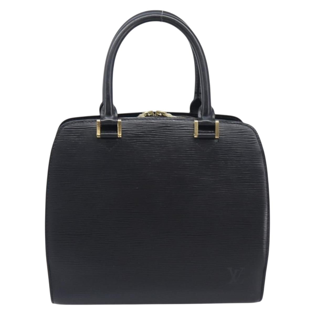 LOUIS VUITTON Epi Pont NeufGM Hand Bag Black M59042 LV Auth 212111V
