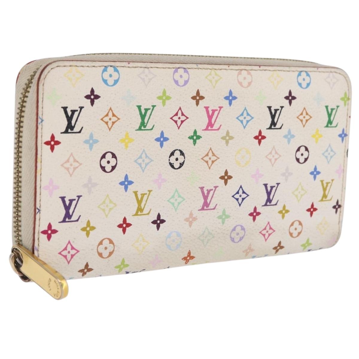 LOUIS VUITTON Monogram Multicolor Zippy Wallet Wallet M60241 LV Auth 212144A
