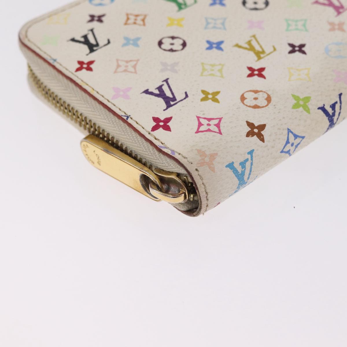 LOUIS VUITTON Monogram Multicolor Zippy Wallet Wallet M60241 LV Auth 212144A