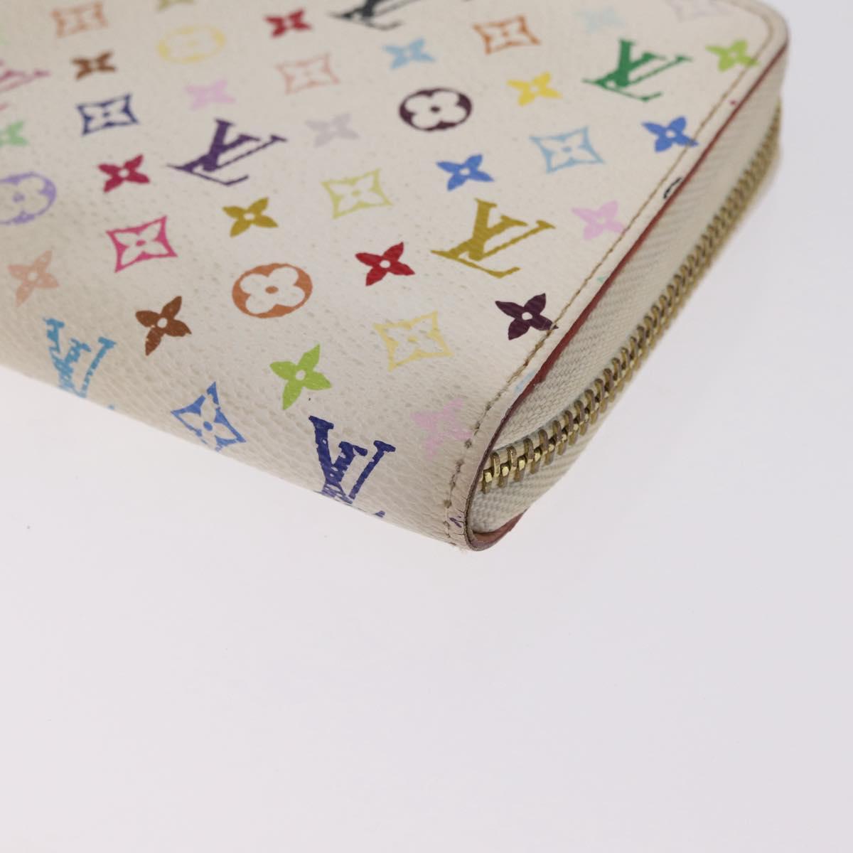 LOUIS VUITTON Monogram Multicolor Zippy Wallet Wallet M60241 LV Auth 212144A