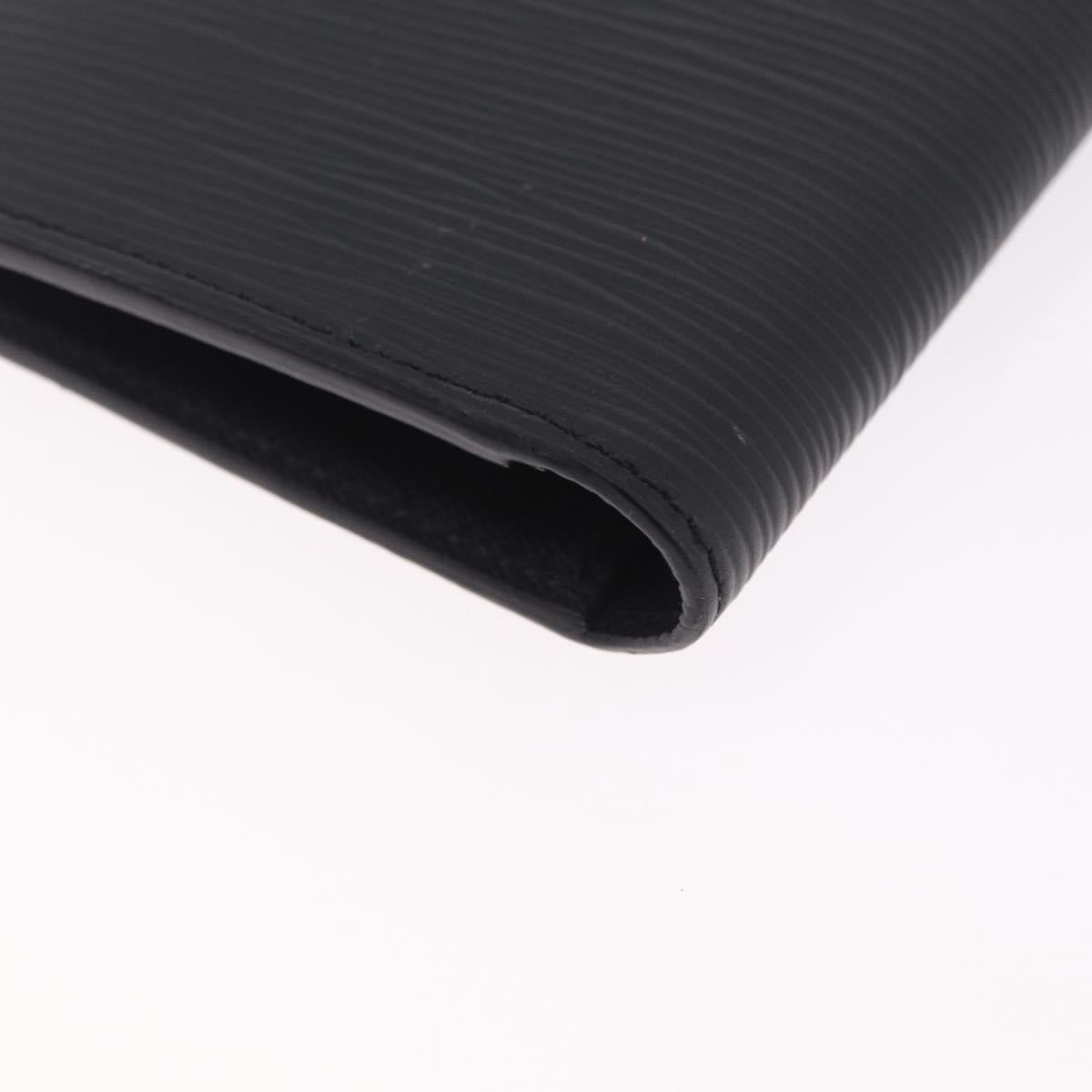 LOUIS VUITTON Epi Portefeuille Braza Long Wallet Black M60622 LV Auth 212146A