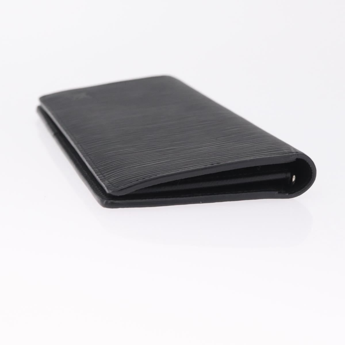 LOUIS VUITTON Epi Portefeuille Braza Long Wallet Black M60622 LV Auth 212146A