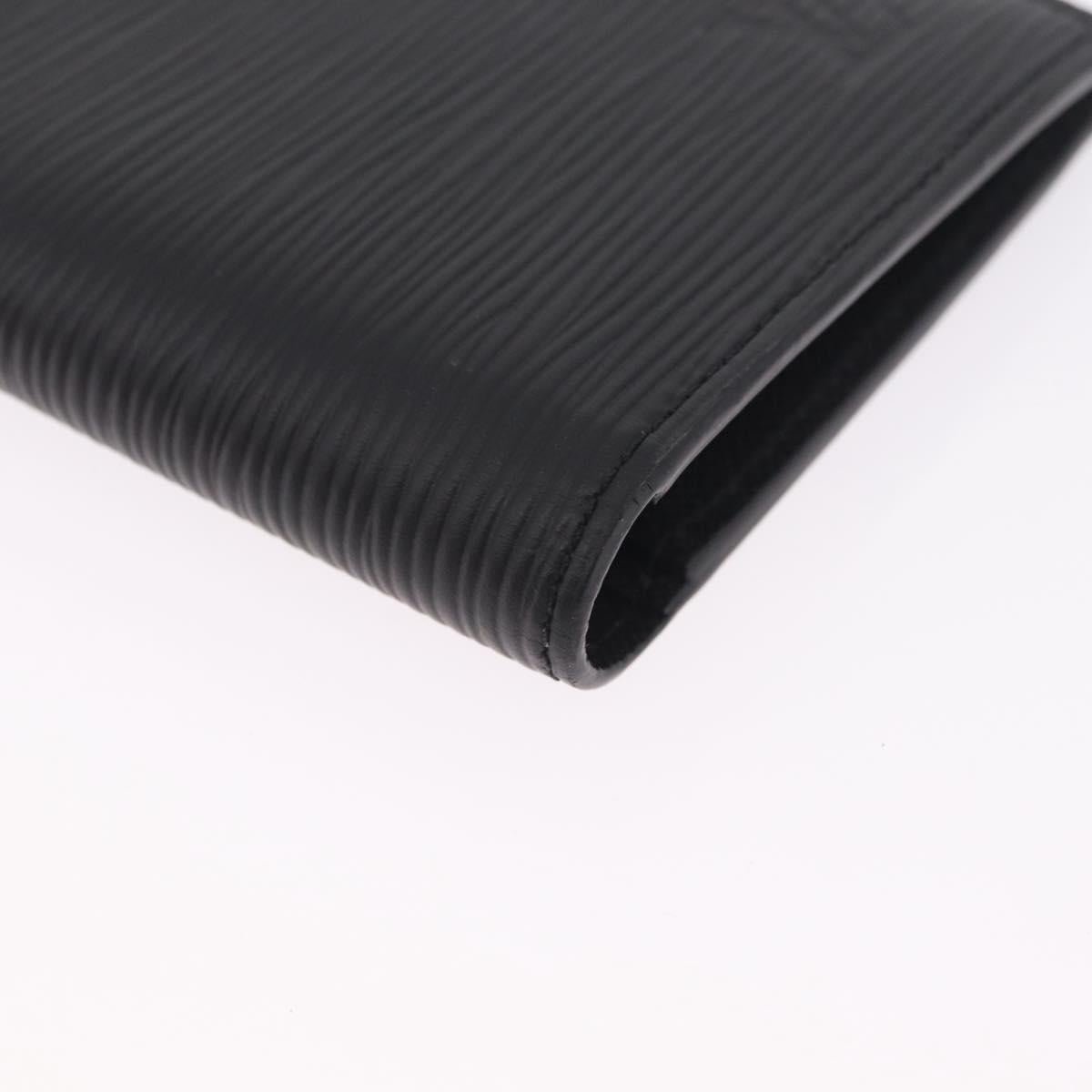 LOUIS VUITTON Epi Portefeuille Braza Long Wallet Black M60622 LV Auth 212146A