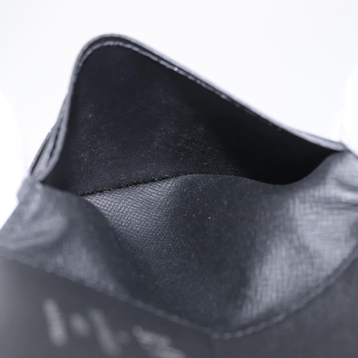 LOUIS VUITTON Epi Organizer Dupoch Card Case Black M63582 LV Auth 212151A