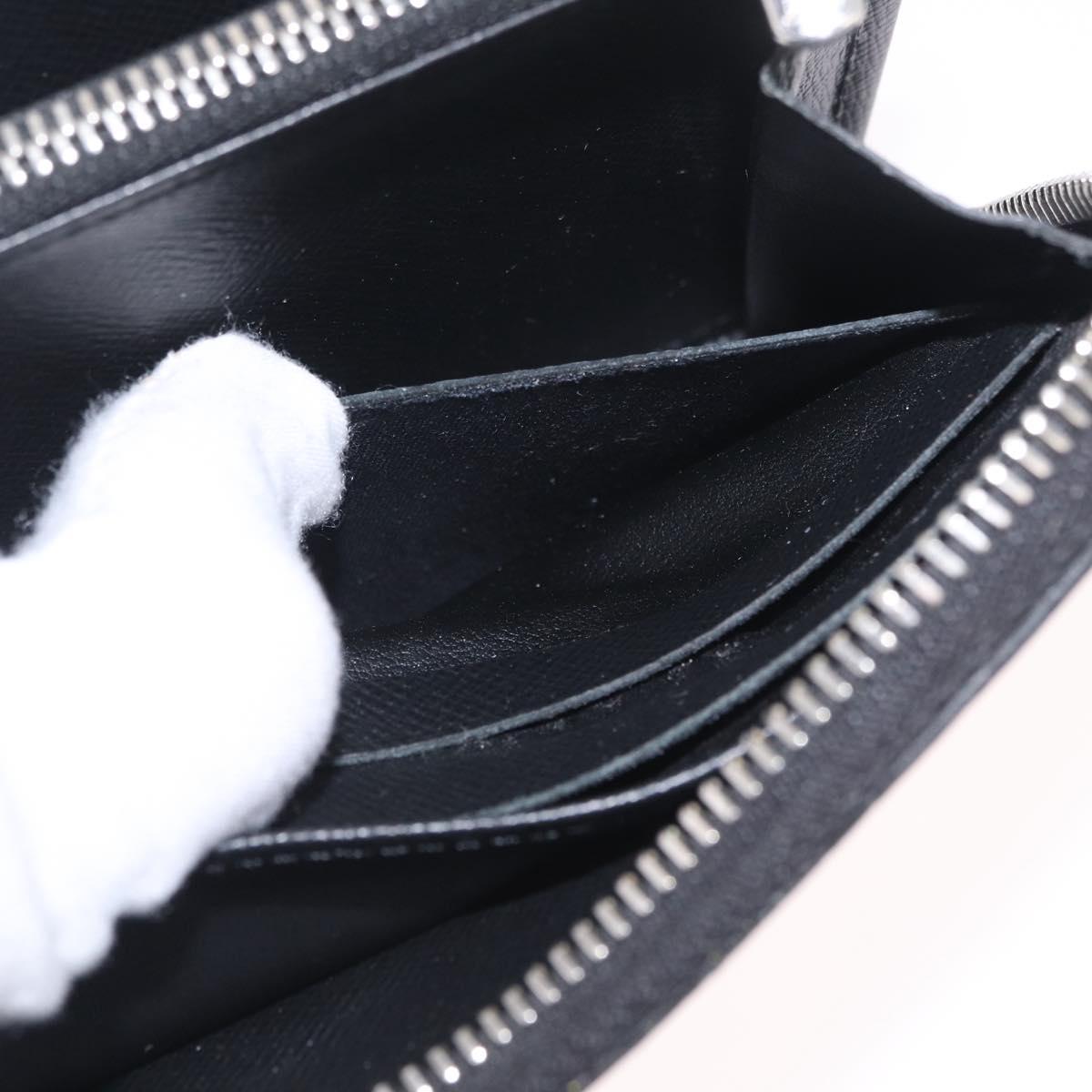 LOUIS VUITTON Epi Zippy Wallet Long Wallet Black M64838 LV Auth 212154V