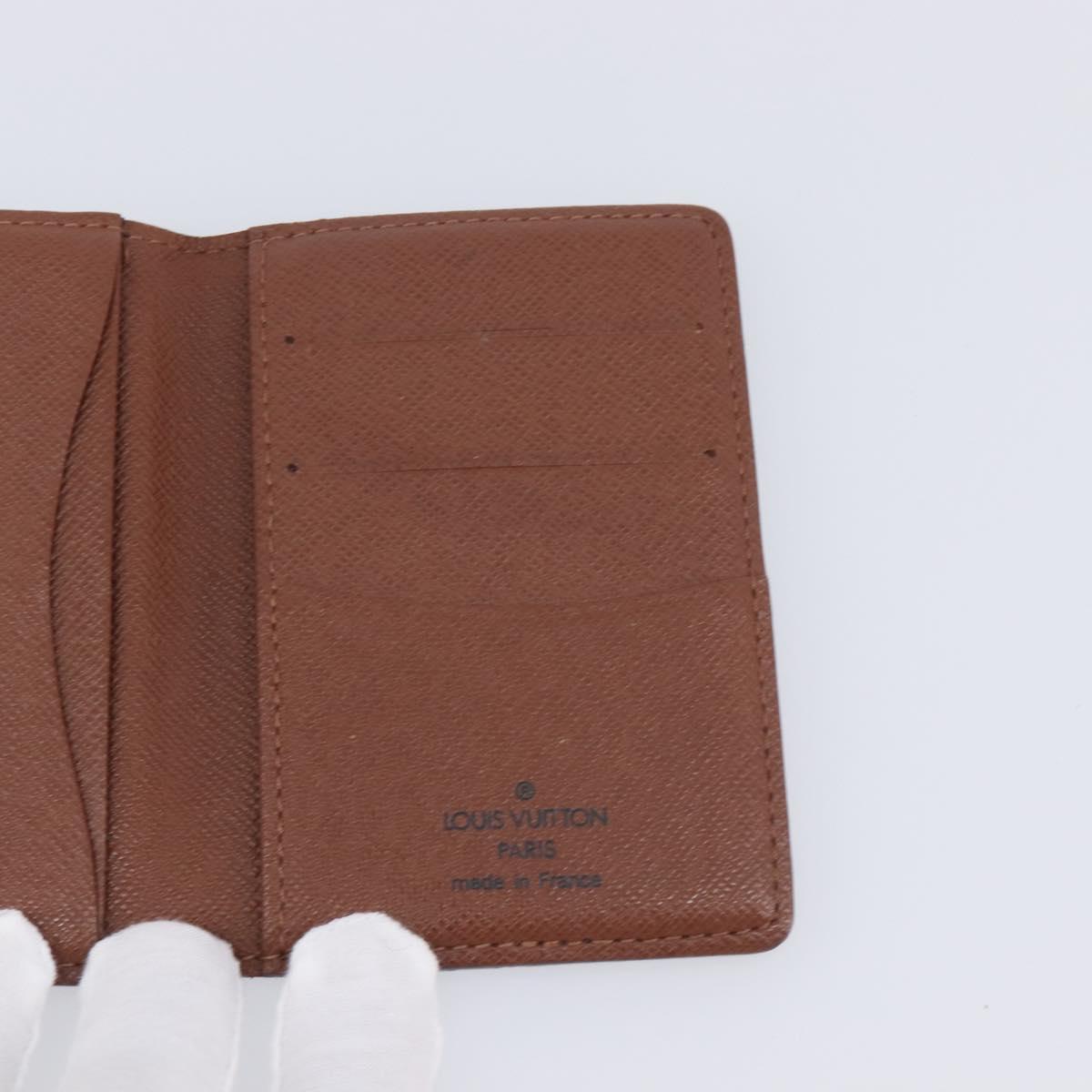 LOUIS VUITTON Monogram Organizer De Poch Card Case M61732 LV Auth 212161M