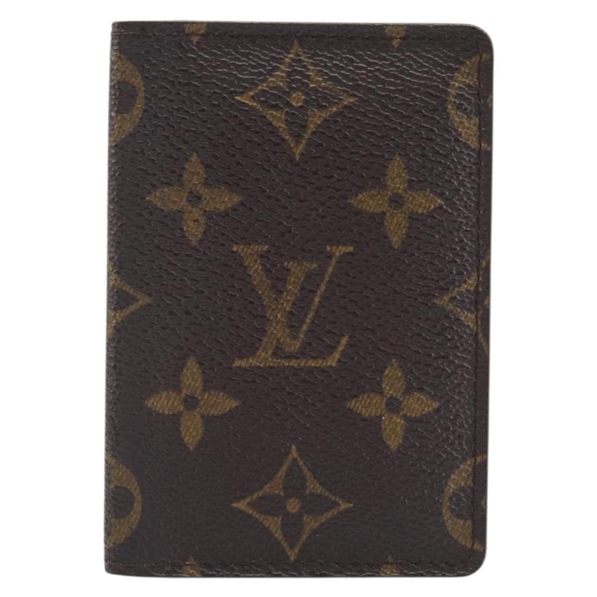 LOUIS VUITTON Monogram Organizer De Poch Card Case M61732 LV Auth 212161M