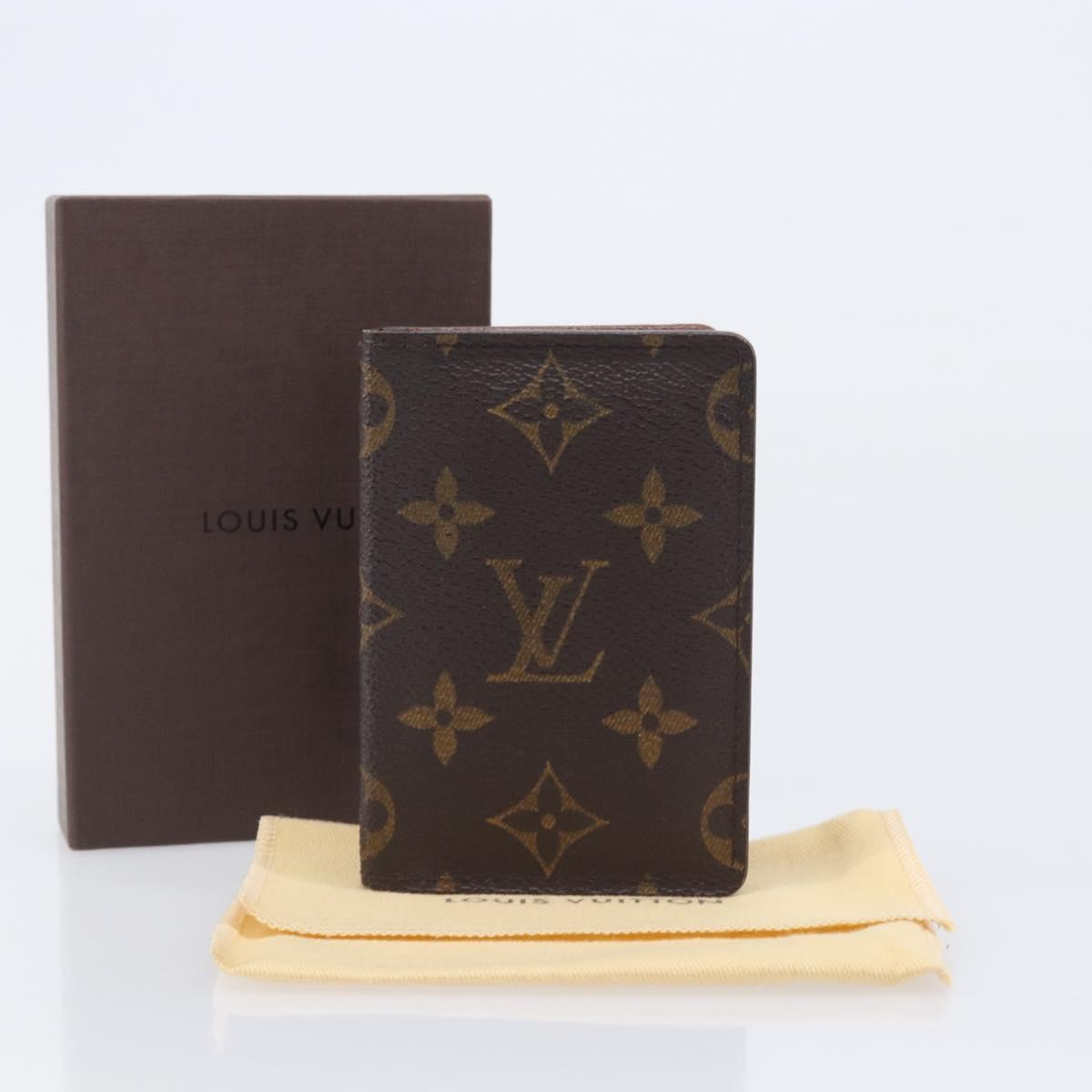 LOUIS VUITTON Monogram Organizer De Poch Card Case M61732 LV Auth 212161M