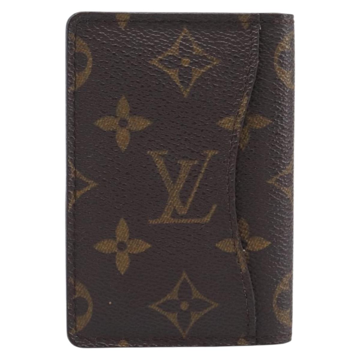 LOUIS VUITTON Monogram Organizer De Poch Card Case M61732 LV Auth 212161M