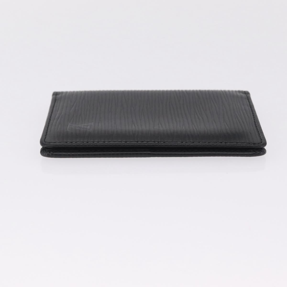 LOUIS VUITTON Epi Organizer Dupoch Card Case Black M63582 LV Auth 212164