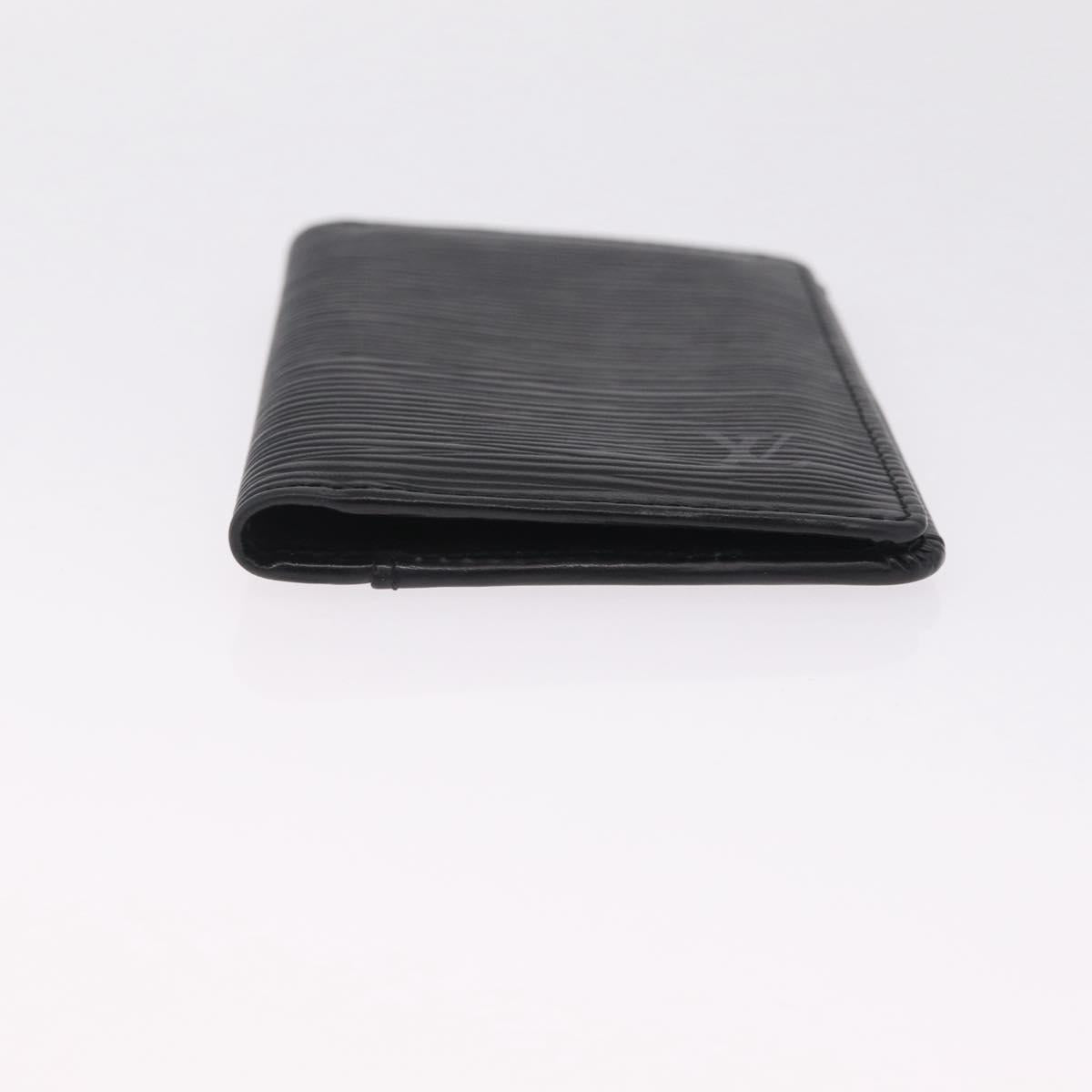 LOUIS VUITTON Epi Organizer Dupoch Card Case Black M63582 LV Auth 212164