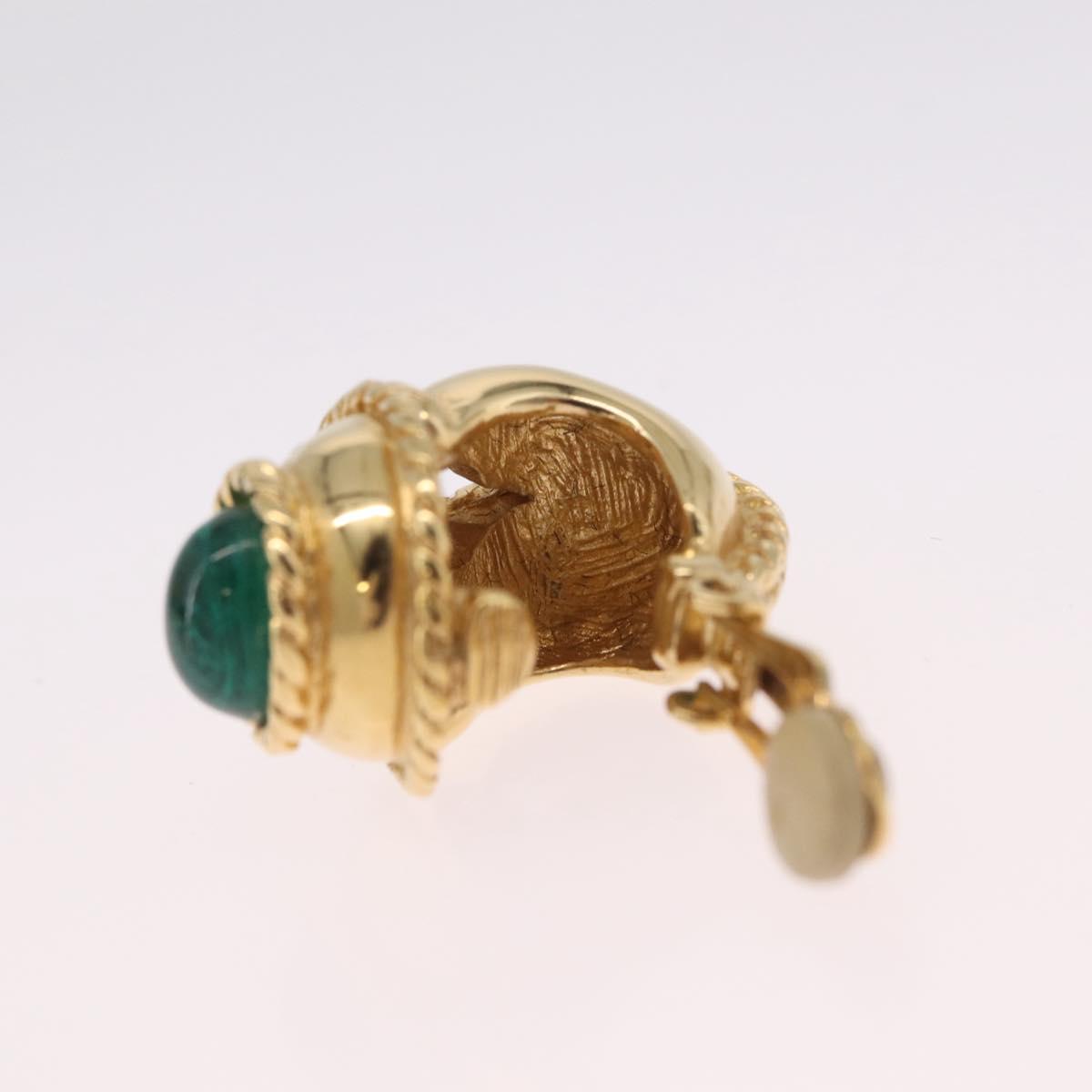 GIVENCHY Earring Metal Gold Auth 212165M