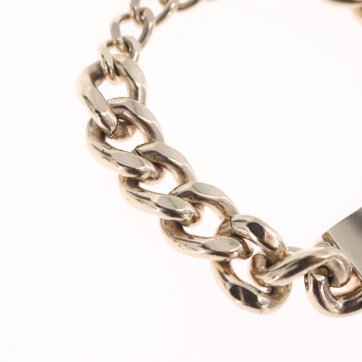 CHANEL Bracelet Metal Champagne Gold CC Auth 212168M